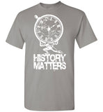 MEN'S T-SHIRT - HISTORY MATTERS: White Graphic - ExpressLiberty.com - Products for Libertarians, Conservatives, Patriots, and Objectivists.