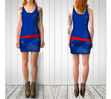 LIBERTY / FREEDOM BODYCON DRESS - Blue - ExpressLiberty.com - Products for Libertarians, Conservatives, Patriots, and Objectivists.