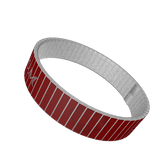 STAINLESS STEEL WRIST BAND - FREEDOM / LIBERTY: Red - ExpressLiberty.com - Products for Libertarians, Conservatives, Patriots, and Objectivists.